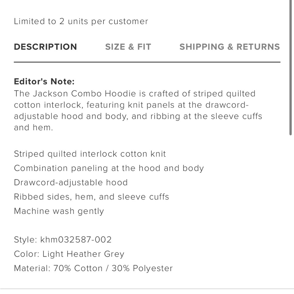 KITH Jackson combo hoodie - Picture 2 of 8